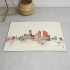 minneapolis skyline Rug Gallery Image 1