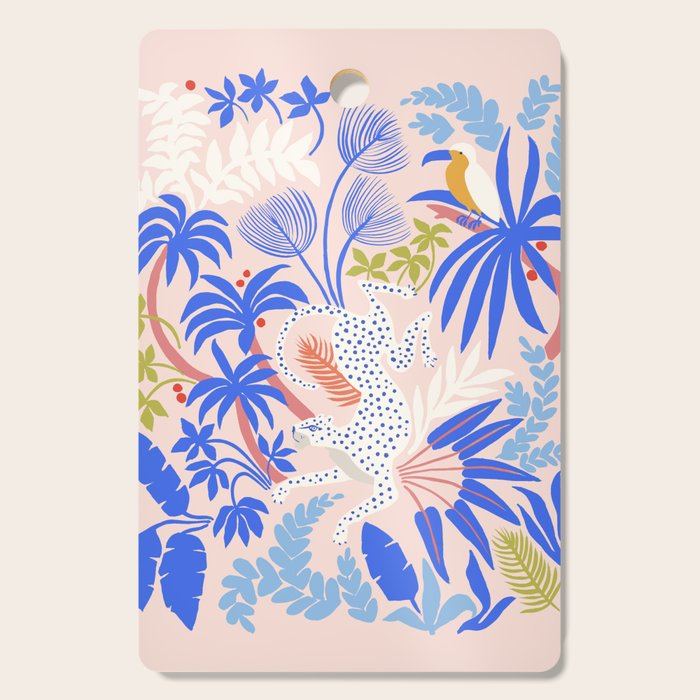 Rainforest Leopard Cutting Board Gallery Image 1