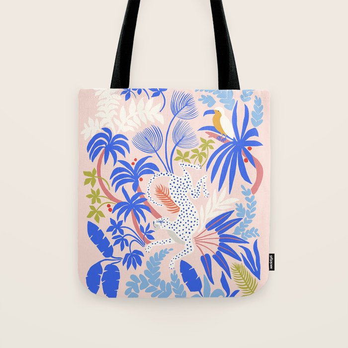 Rainforest Leopard Tote Bag Gallery Image 1
