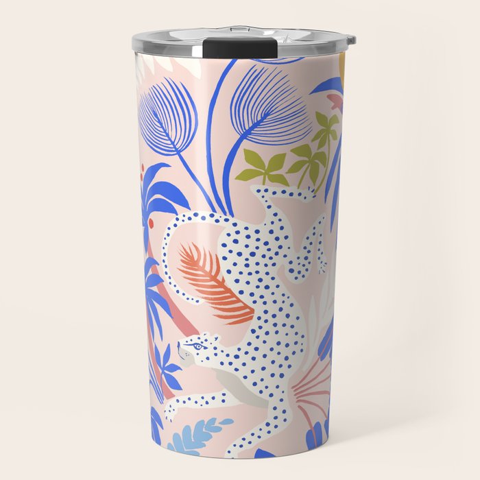Rainforest Leopard Travel Mug Gallery Image 1