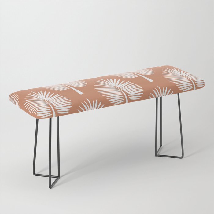 Wide Palm | Terra Cotta Bench Gallery Image 1