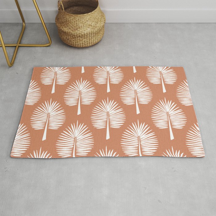 Wide Palm | Terra Cotta Rug Gallery Image 1