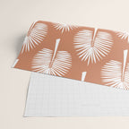 Wide Palm | Terra Cotta Wrapping Paper Gallery Image 2