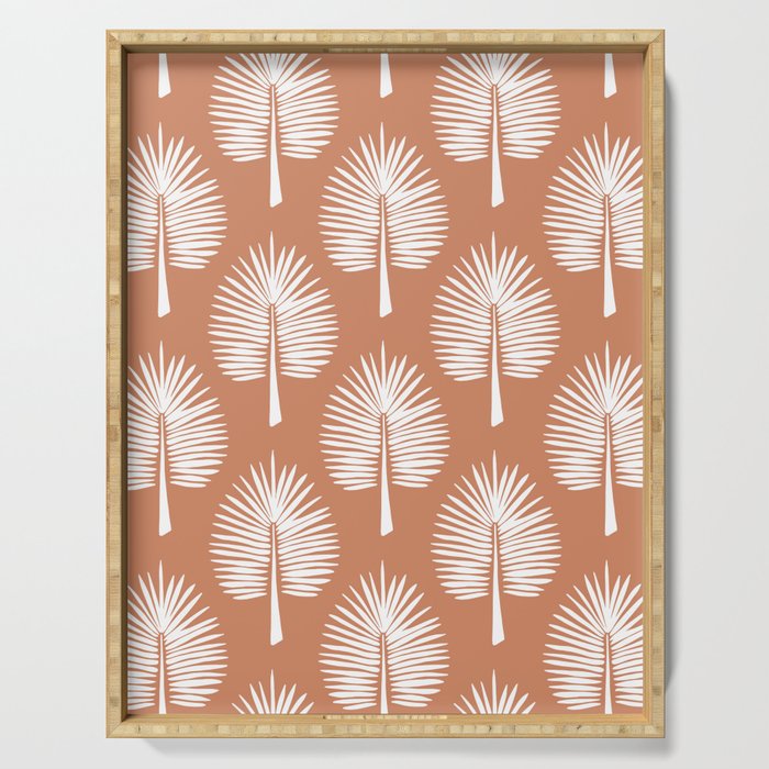 Wide Palm | Terra Cotta Serving Tray Gallery Image 1
