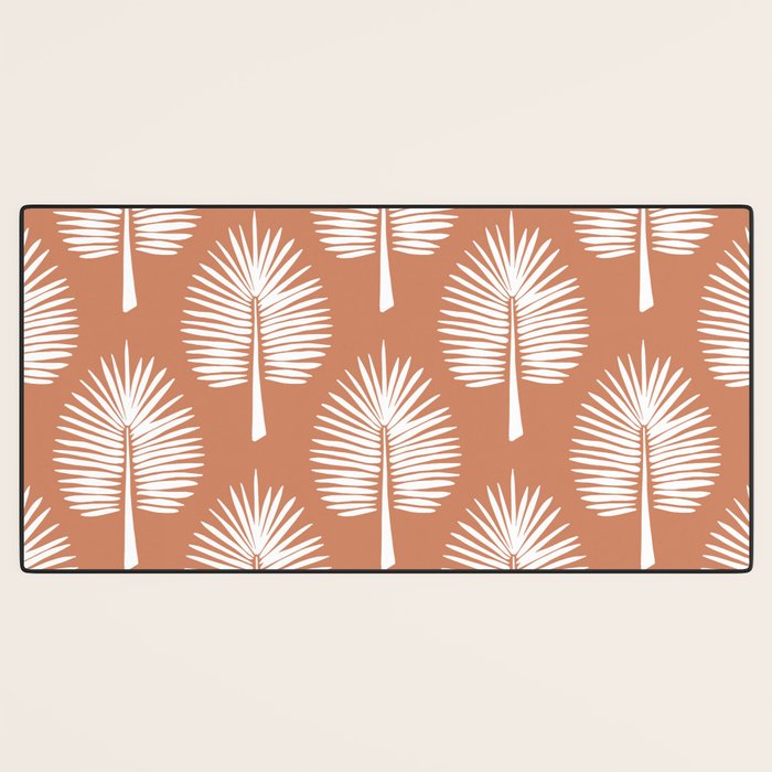 Wide Palm | Terra Cotta Desk Mat Gallery Image 3
