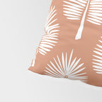 Wide Palm | Terra Cotta Pillow Sham Gallery Image 4