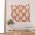 Wide Palm | Terra Cotta Wall Tapestry Gallery Image 2