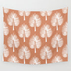 Wide Palm | Terra Cotta Wall Tapestry Gallery Image 4
