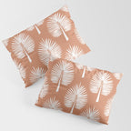 Wide Palm | Terra Cotta Pillow Sham Gallery Image 3