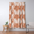 Wide Palm | Terra Cotta Window Curtain Gallery Image 5