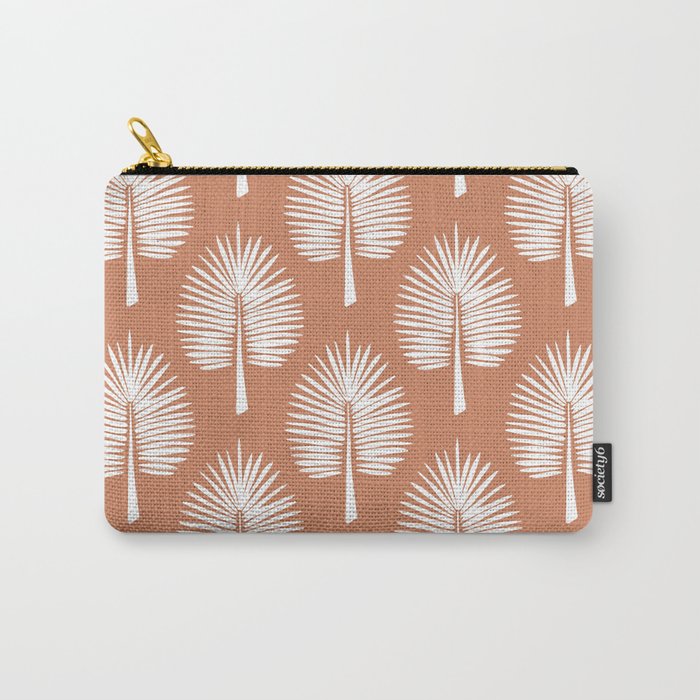 Wide Palm | Terra Cotta Carry All Pouch Gallery Image 1