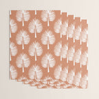Wide Palm | Terra Cotta Wrapping Paper Gallery Image 3