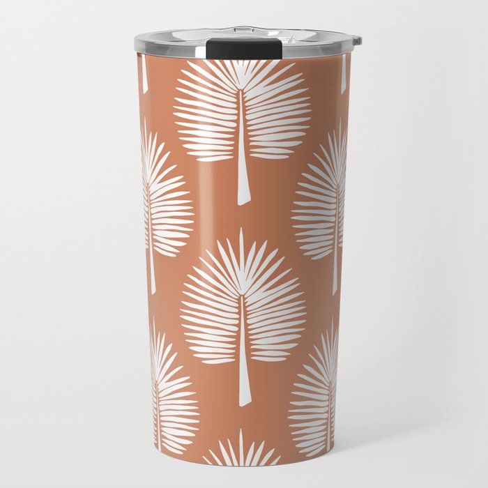 Wide Palm | Terra Cotta Travel Mug Gallery Image 1