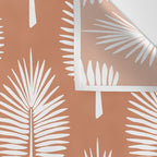 Wide Palm | Terra Cotta Wall Tapestry Gallery Image 3