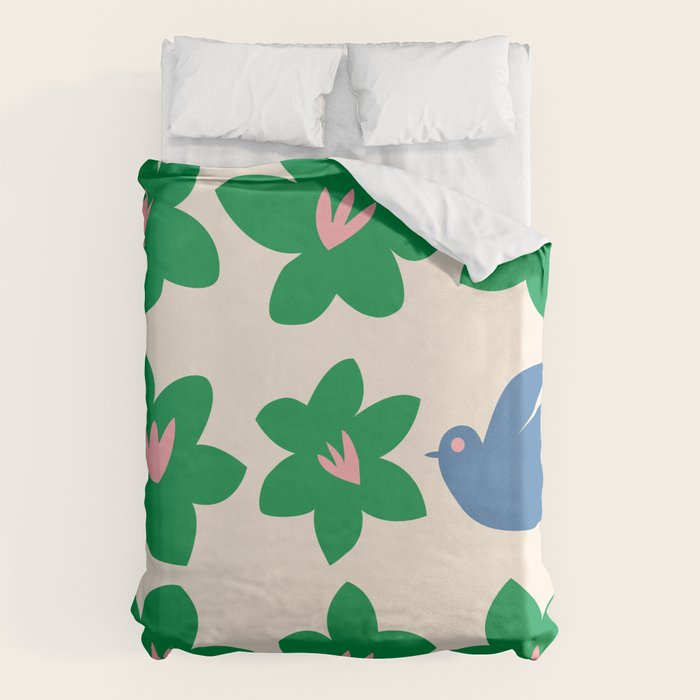 Blossom bird  Duvet Cover Gallery Image 1