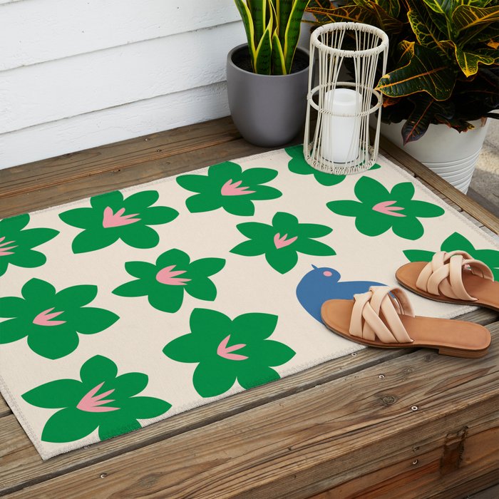 Blossom bird  Outdoor Rug Gallery Image 2