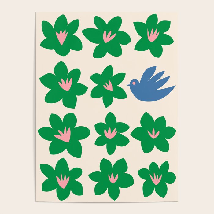 Blossom bird  Poster Gallery Image 1