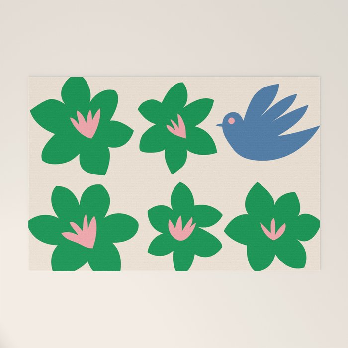 Blossom bird  Welcome Mat Gallery Image 1