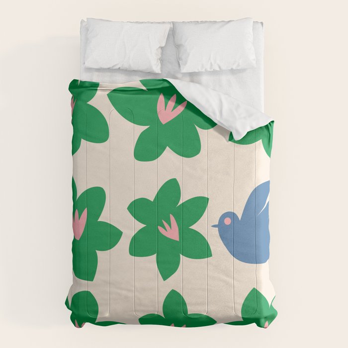 Blossom bird  Comforter Gallery Image 1