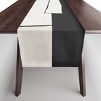 Abstract minimal modern painting 02 Table Runner Gallery Image 1