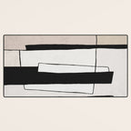 Abstract minimal modern painting 02 Desk Mat Gallery Image 3