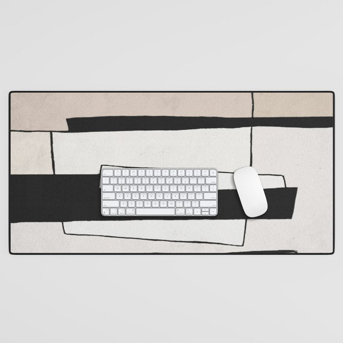Abstract minimal modern painting 02 Desk Mat Gallery Image 1