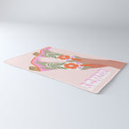 Cowgirl boots Howdy on soft pink Rug Gallery Image 3