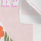 Cowgirl boots Howdy on soft pink Wall Tapestry Gallery Image 3