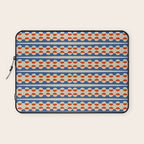 Dots and Lines - Blue and Red Laptop Sleeve Gallery Image 1