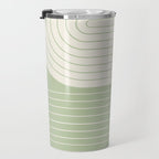 Two Tone Line Curvature XVI Travel Mug Gallery Image 3