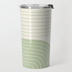 Two Tone Line Curvature XVI Travel Mug Gallery Image 2
