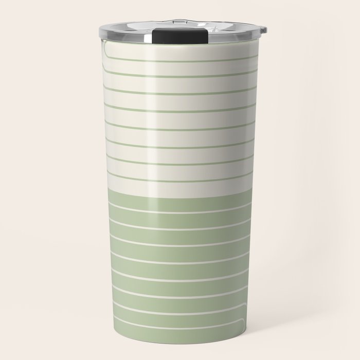 Two Tone Line Curvature XVI Travel Mug Gallery Image 1