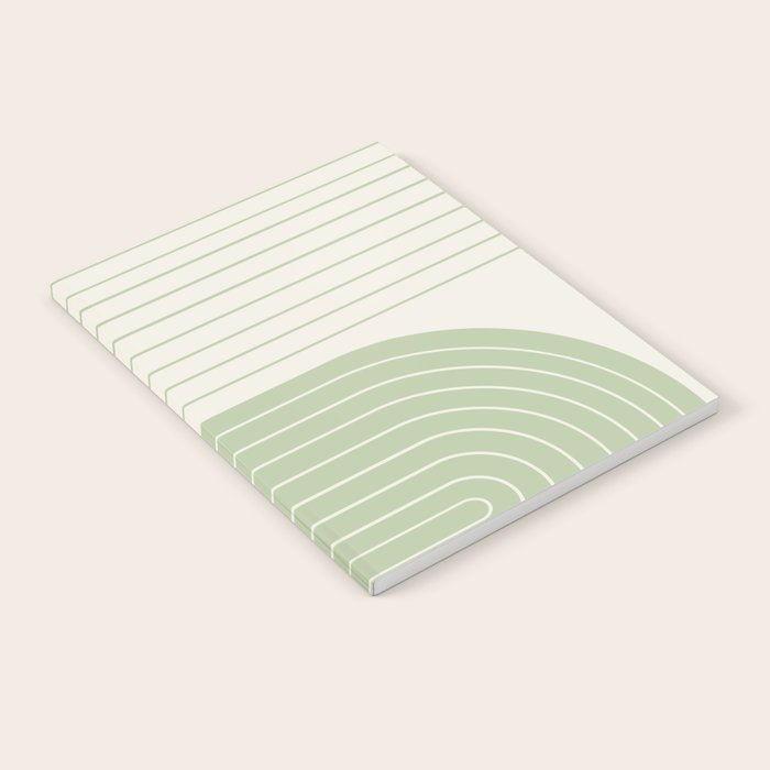 Two Tone Line Curvature XVI Notebook Gallery Image 2