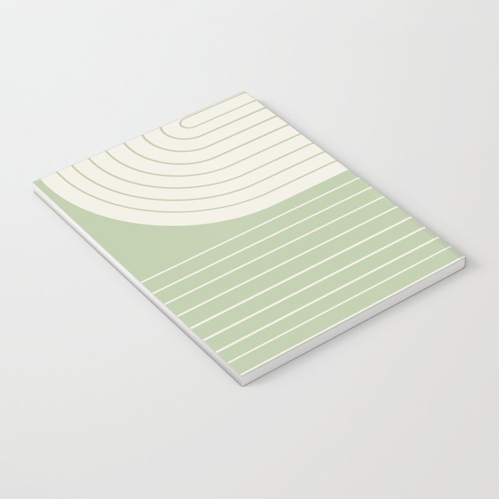 Two Tone Line Curvature XVI Notebook Gallery Image 3