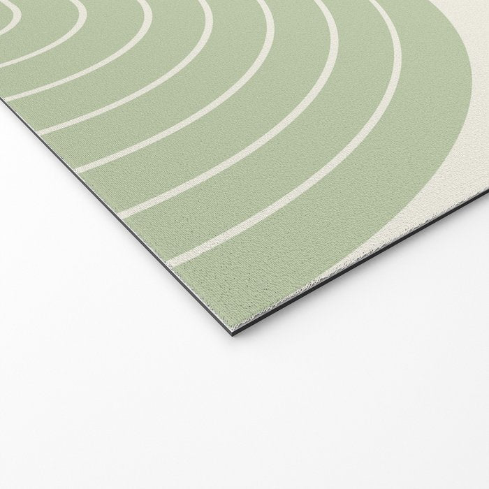 Two Tone Line Curvature XVI Welcome Mat Gallery Image 2