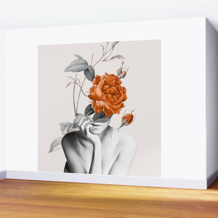 Rose 3 Wall Mural Gallery Image 2