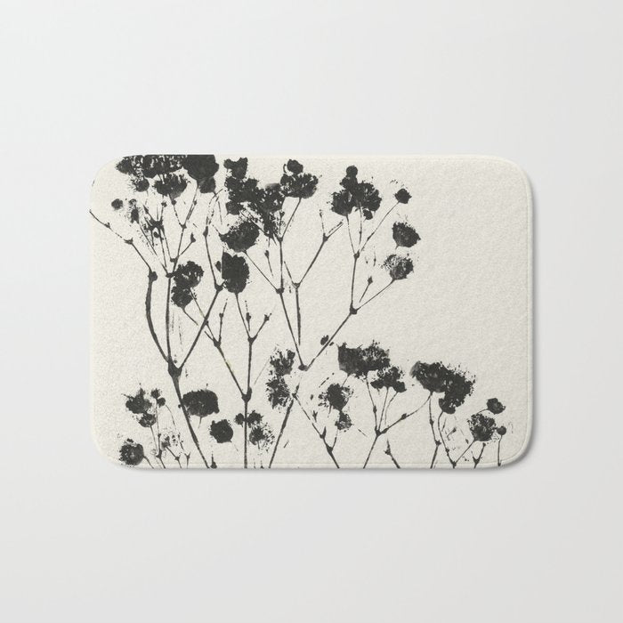 Gypsophila Portrait #2 Bath Mat Gallery Image 1