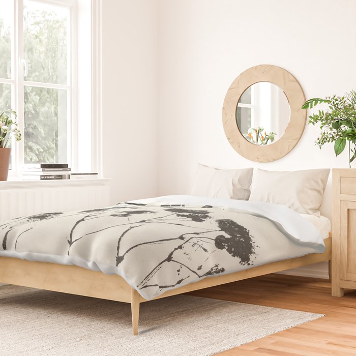 Gypsophila Portrait #2 Duvet Cover Gallery Image 2