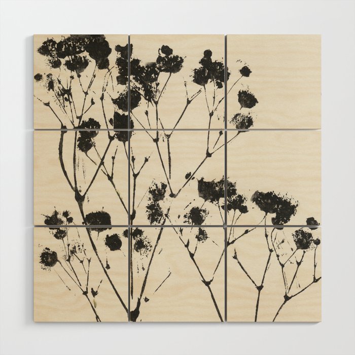 Gypsophila Portrait #2 Wood Wall Art Gallery Image 1