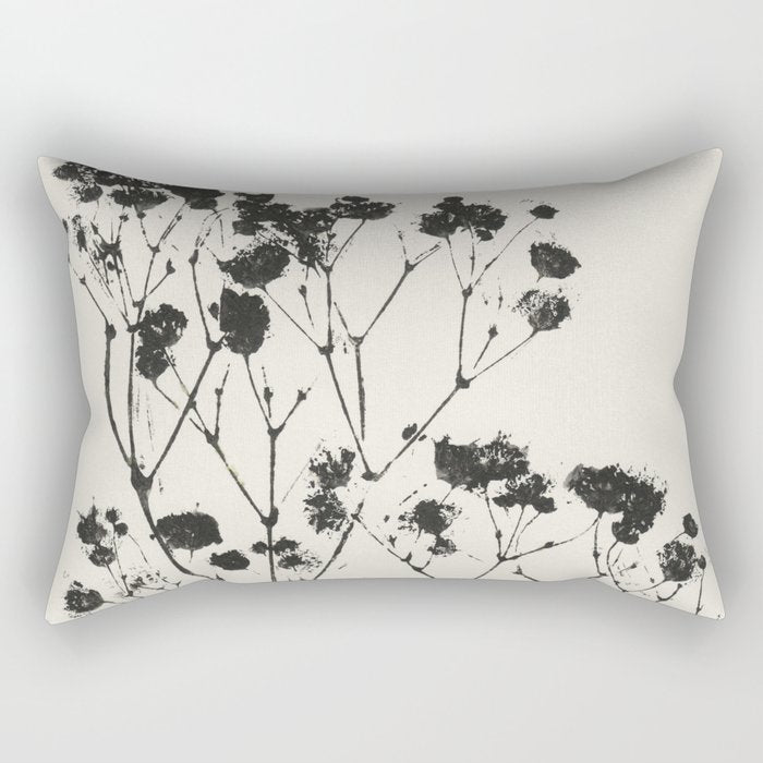Gypsophila Portrait #2 Rectangular Pillow Gallery Image 1
