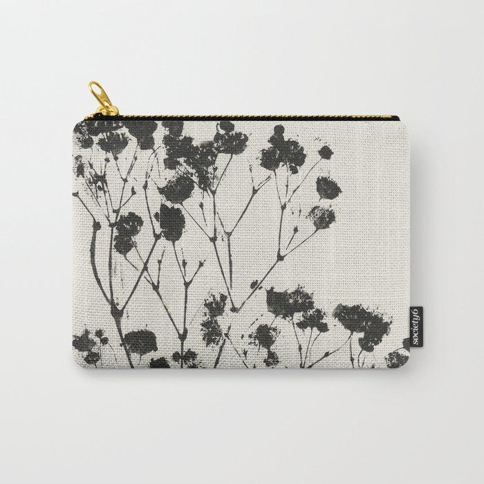 Gypsophila Portrait #2 Carry All Pouch Gallery Image 1