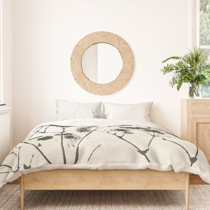 Gypsophila Portrait #2 Duvet Cover Gallery Image 3