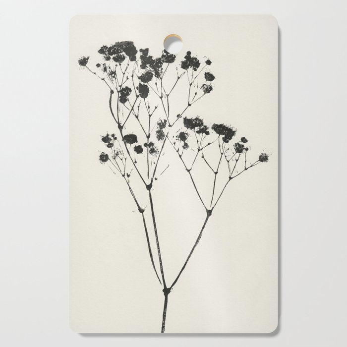 Gypsophila Portrait #2 Cutting Board Gallery Image 1