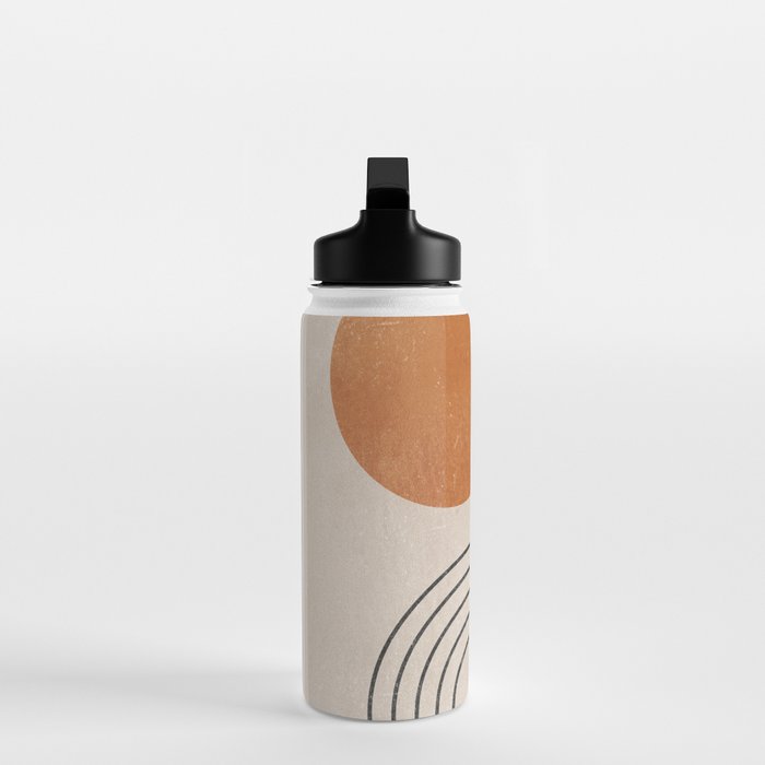 Minimal Geometric 138 Water Bottle Gallery Image 3