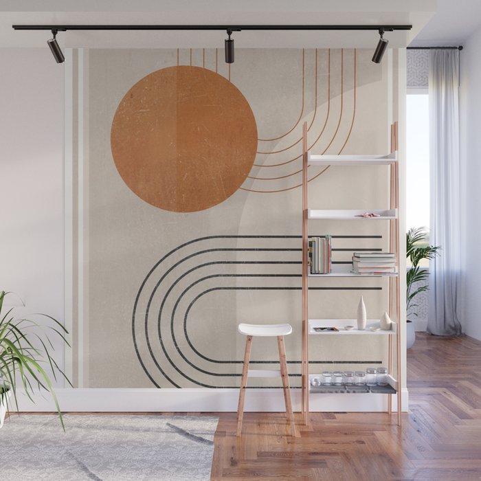 Minimal Geometric 138 Wall Mural Gallery Image 1