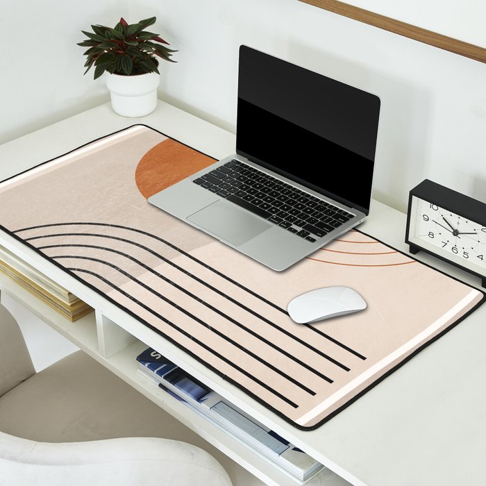 Minimal Geometric 138 Desk Mat Gallery Image 2