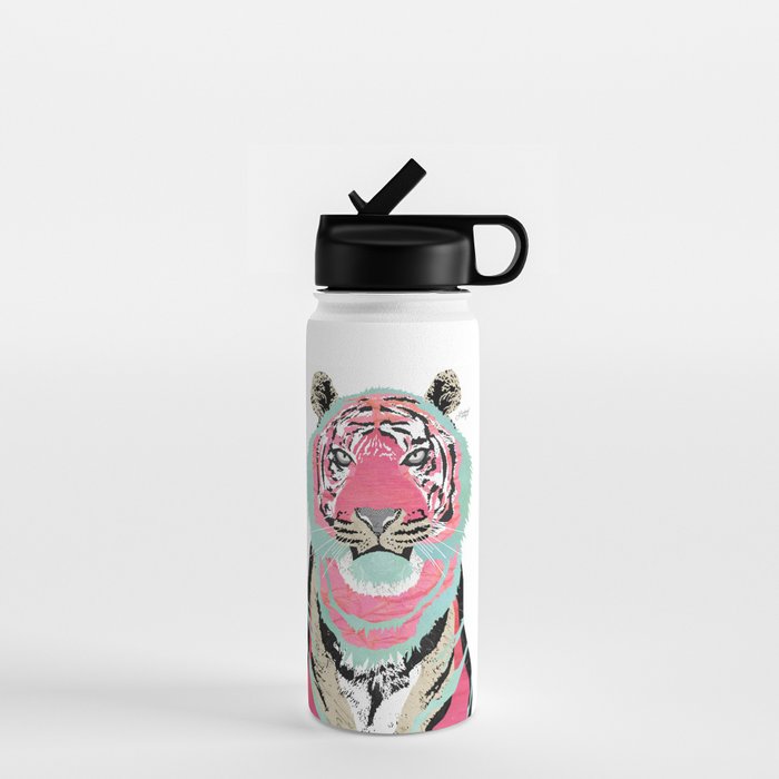 Pink Tiger Water Bottle Gallery Image 1