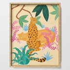 Panthers in Magical Garden Serving Tray Gallery Image 1