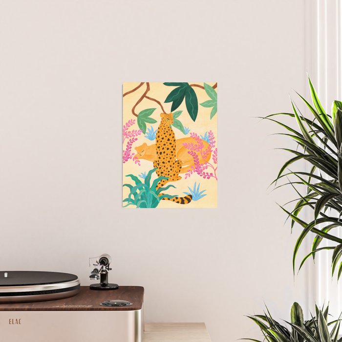 Panthers in Magical Garden Poster Gallery Image 2