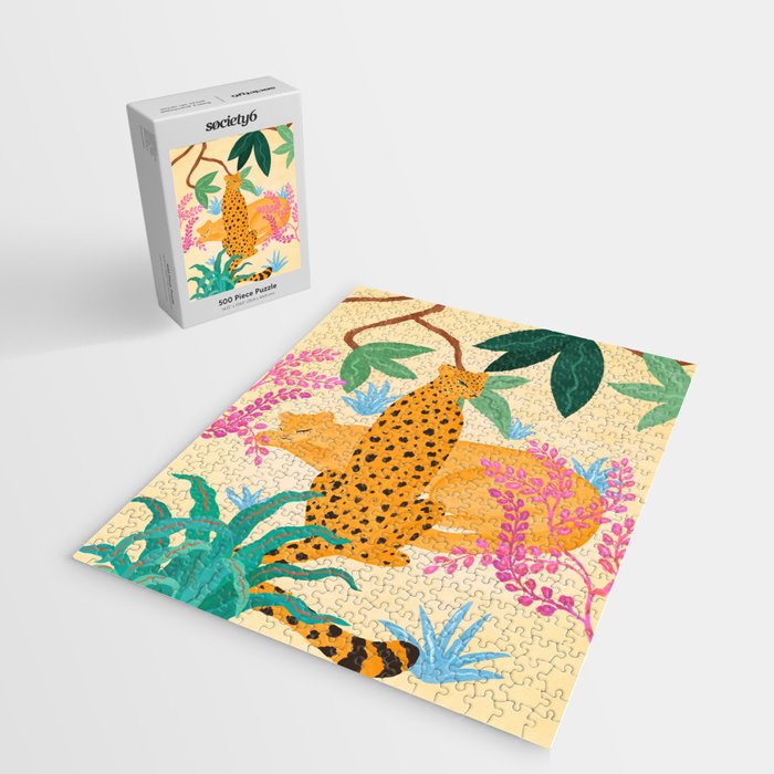 Panthers in Magical Garden Jigsaw Puzzle Gallery Image 2